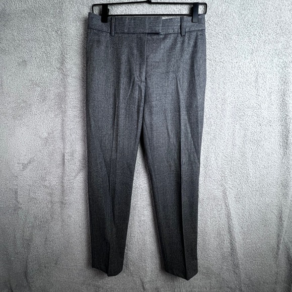 J.Crew Pants - J.Crew Wool Dress Pants Womens Size 0 100% Wool Vitale Barberis Canonico Grey